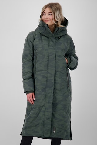 Manteau d’hiver 'JunaAK' Alife and Kickin en vert : devant