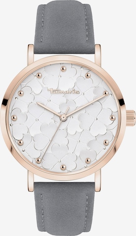 Tamaris Analoguhr in Grau: Vorderseite