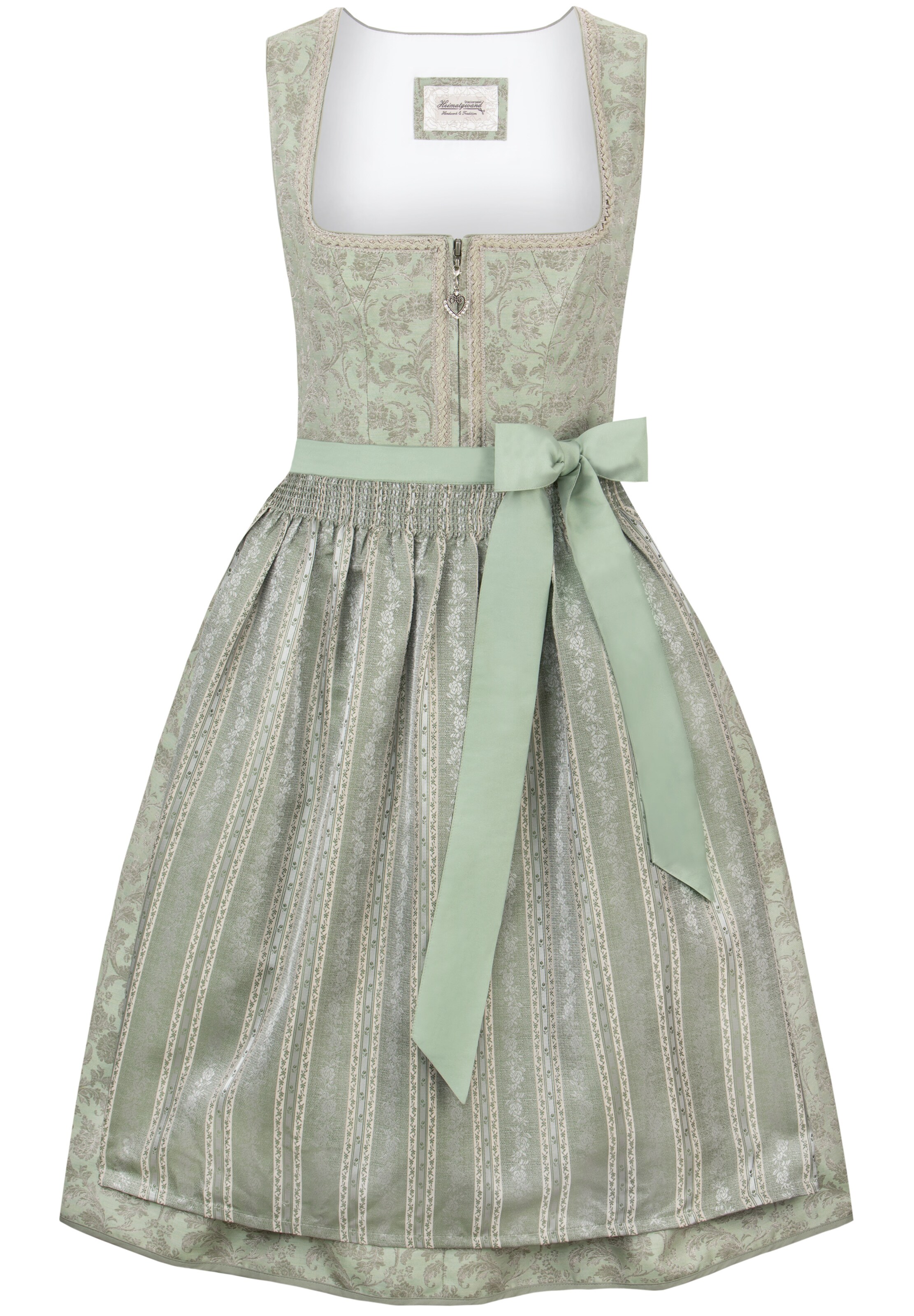 STOCKERPOINT Dirndl 'Grace' in Grün: Vorderseite