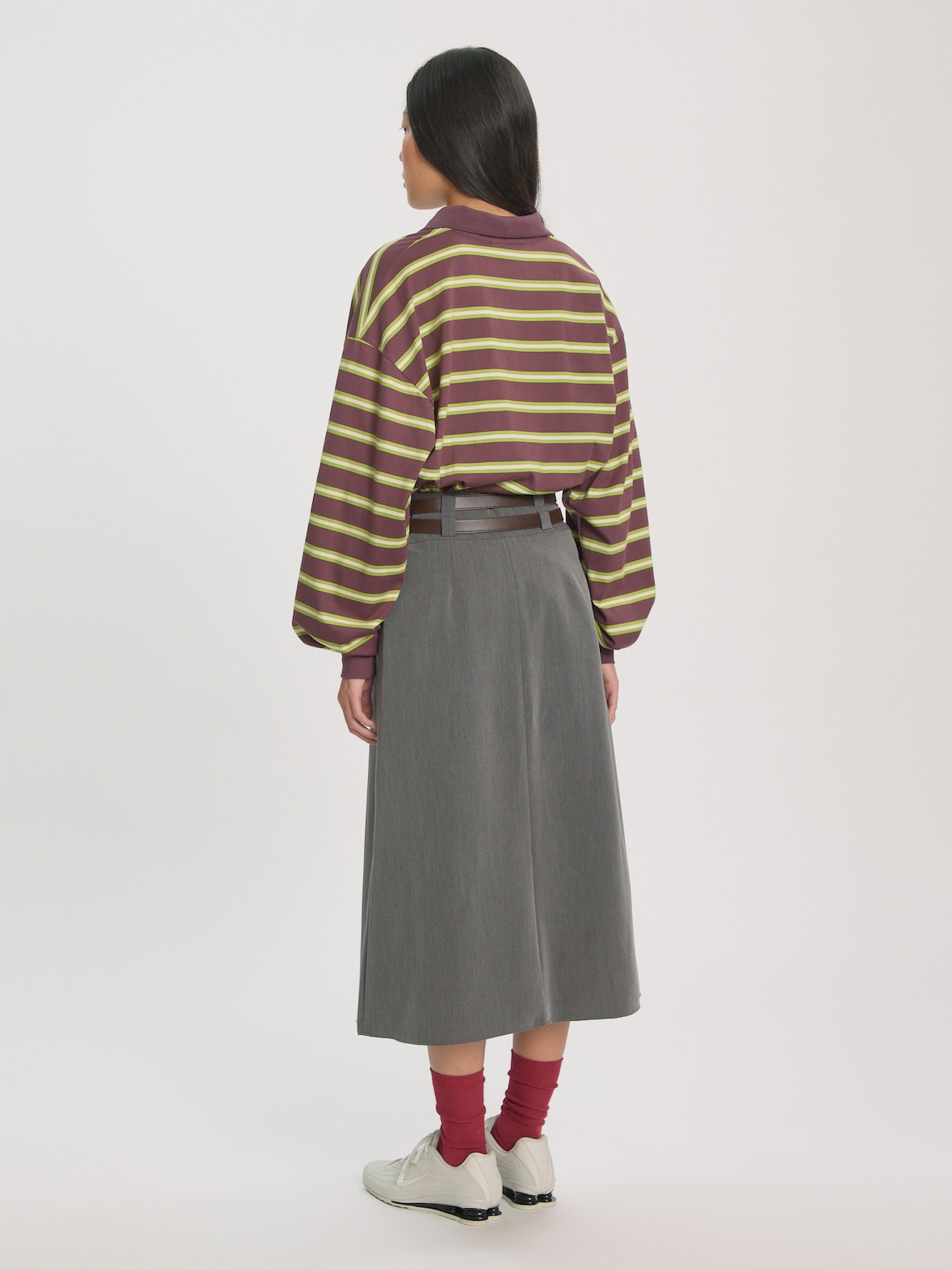 EDITED Nouveautés Jupe 'Rachel' gris