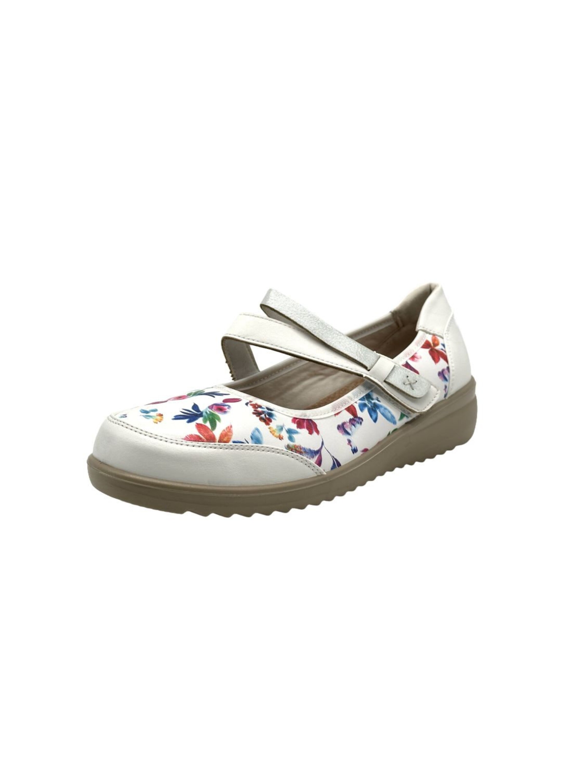 Nowaland Classic Flats in White: front