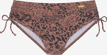 LASCANA Bikini Bottoms in Brown: front