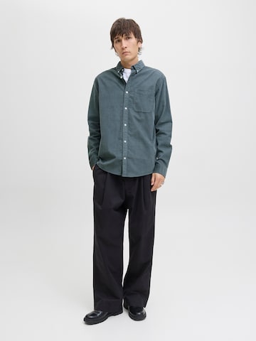 JACK & JONES Regular fit Button Up Shirt 'JJECLASSIC' in Blue
