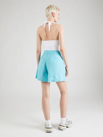 Sisley Wide Leg Shorts in Blau