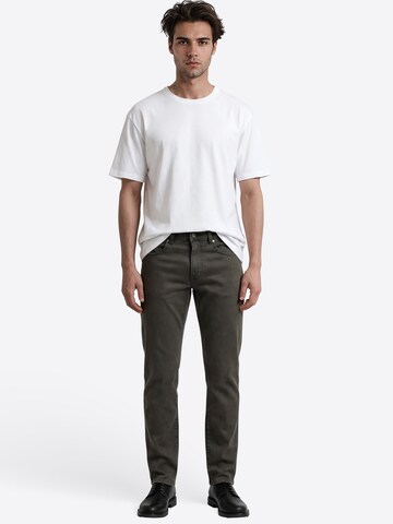 PIERRE CARDIN Tapered Jeans 'Lyon' in Grün