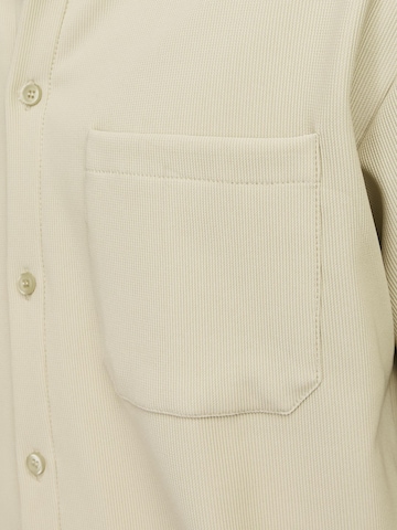 JACK & JONES Comfort fit Button Up Shirt 'Hawaii' in Beige