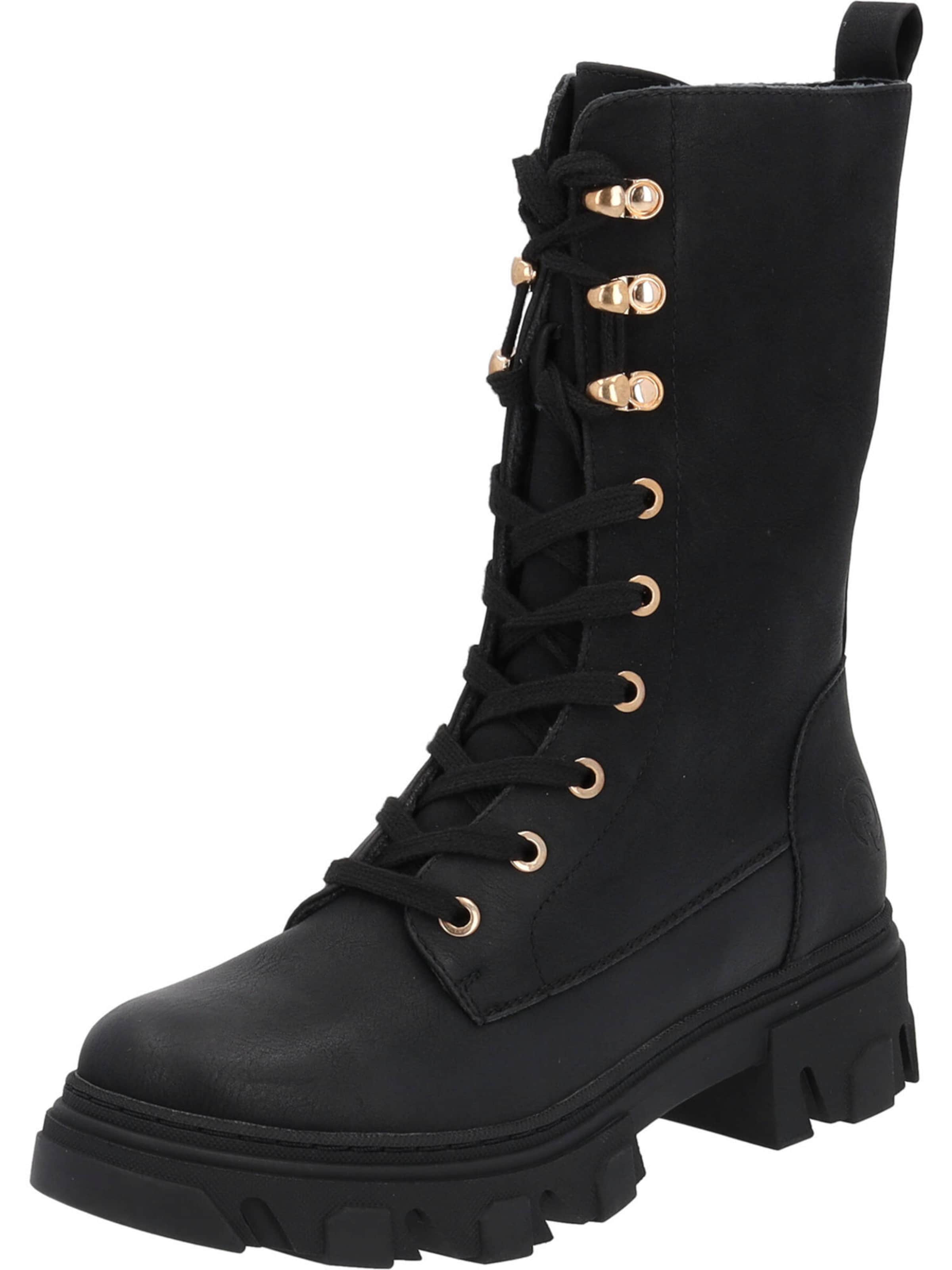 Palado Lace-Up Ankle Boots 'Gavdos' in Black: front