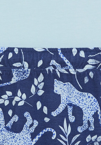 VIVANCE - Pijama de pantalón corto en azul