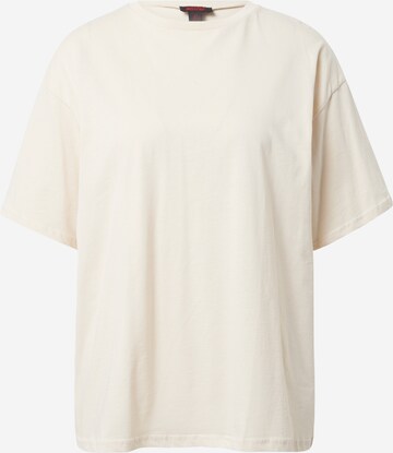T-shirt Misspap en beige : devant