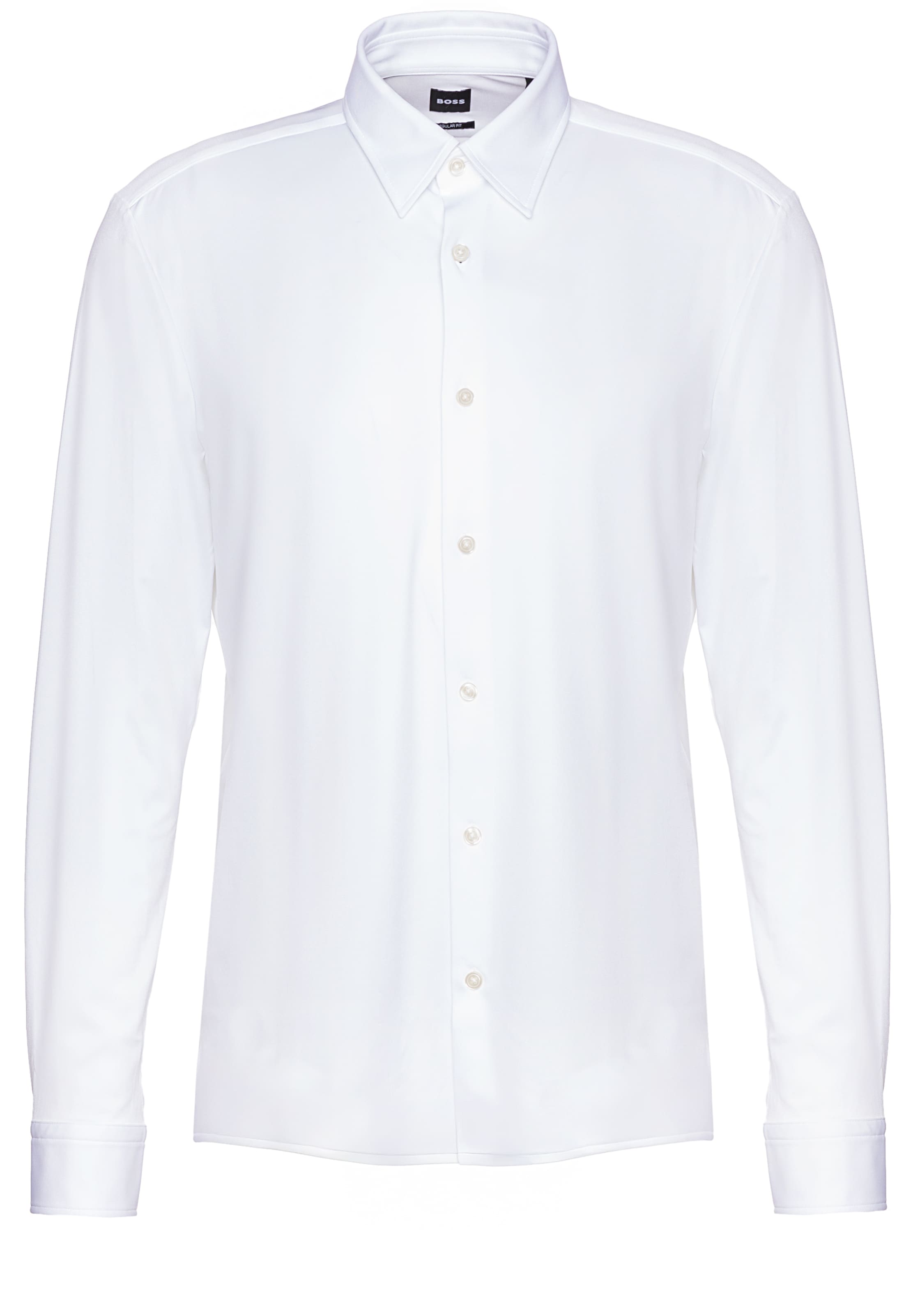 BOSS Regular Fit Hemd 'P-Liam' in Weiß: Vorderseite