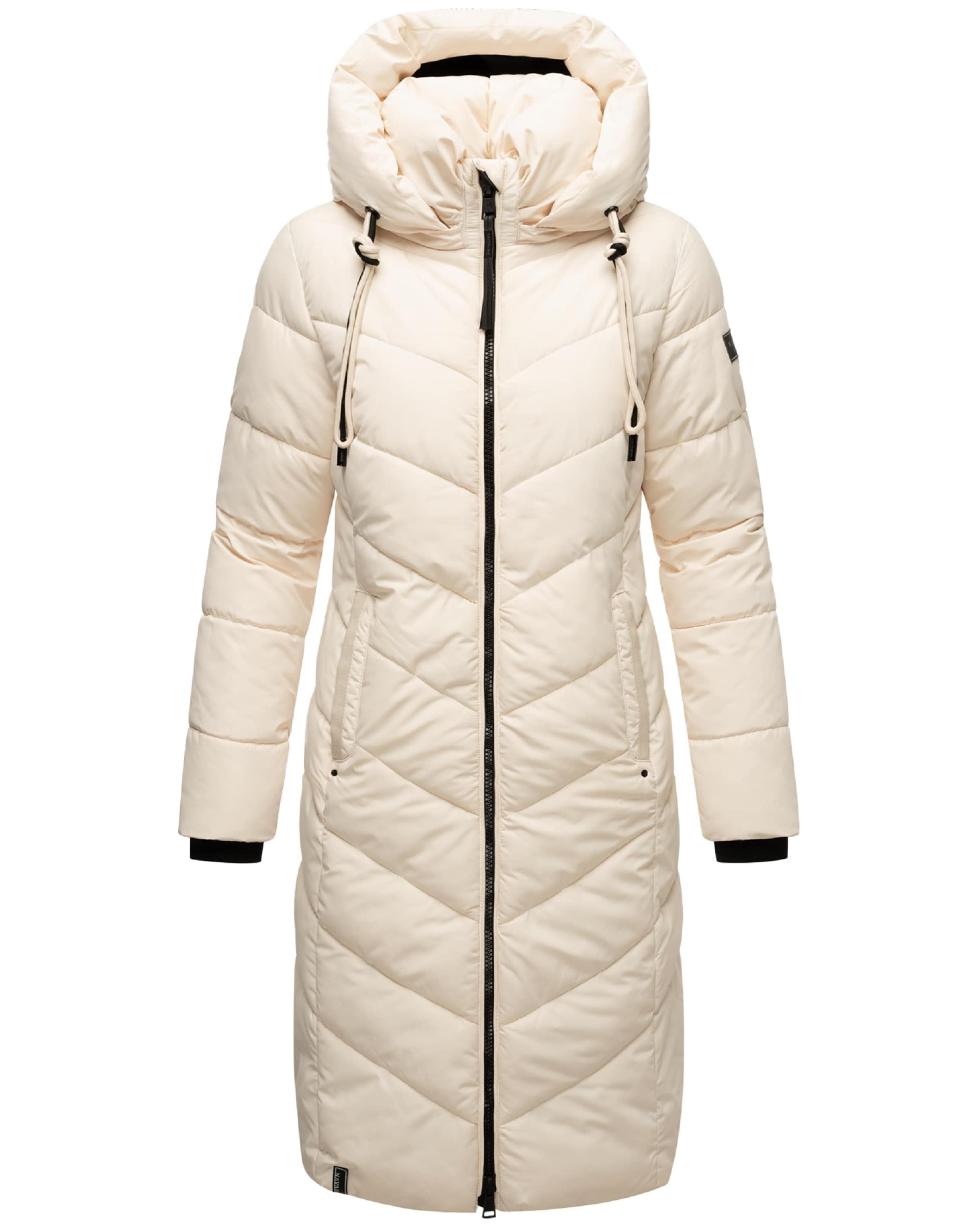 NAVAHOO Winter coat 'Sahnekatzii XIV' in Beige: front