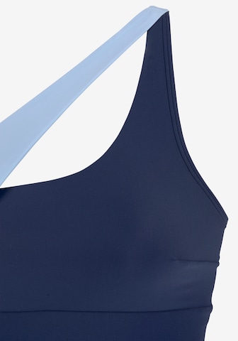 s.Oliver Bralette Swimsuit in Blue