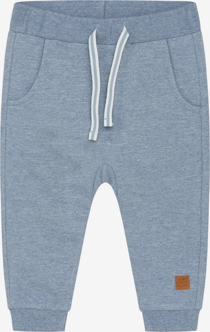 Hust & Claire Tapered Broek 'Georgey' in Blauw: voorkant