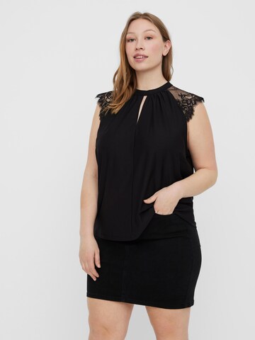 Camicia da donna 'Milla' di Vero Moda Curve in nero: frontale