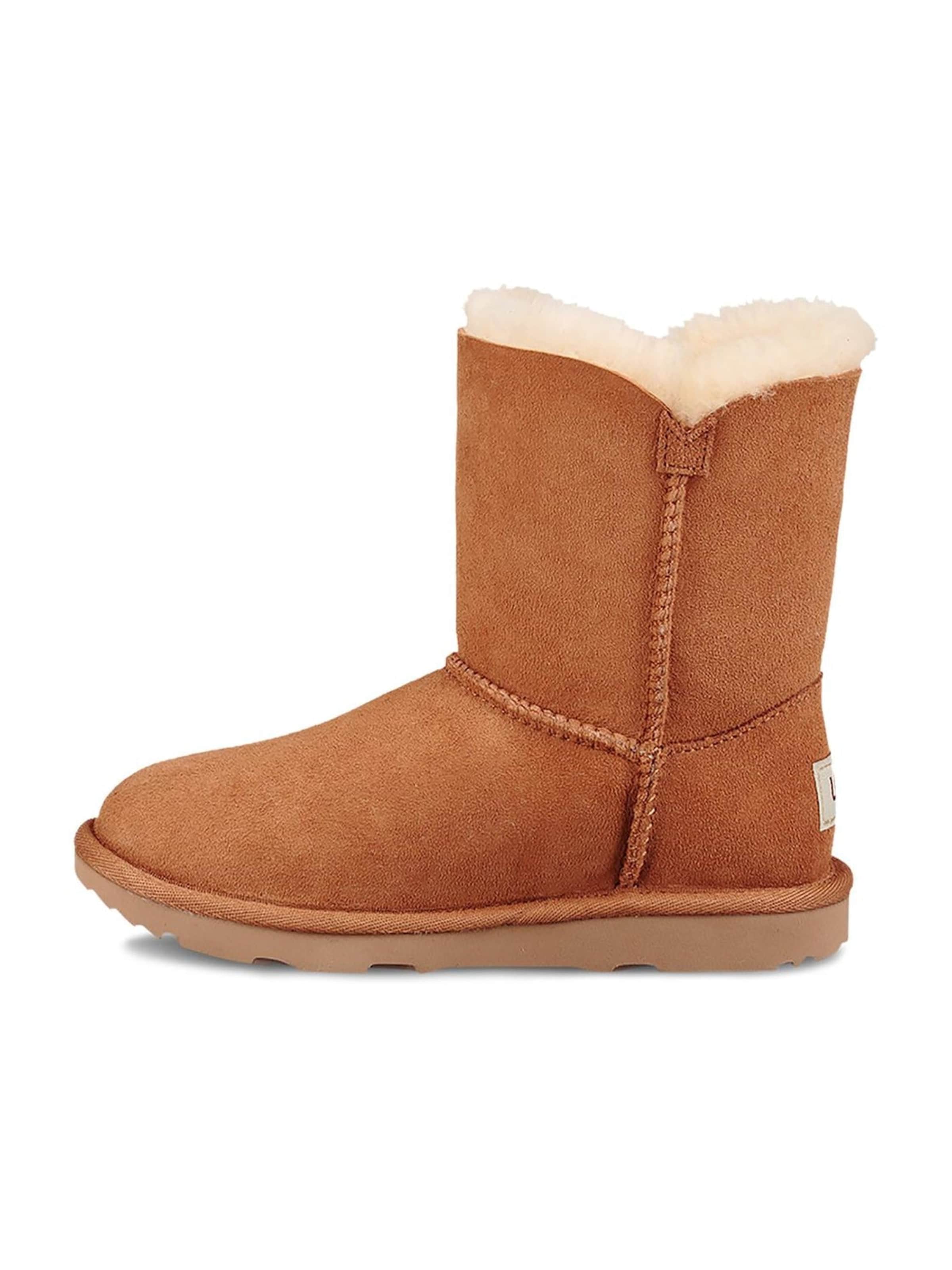 UGG Boot 'Kids Bailey Button Chestnut II Boots' in Brown