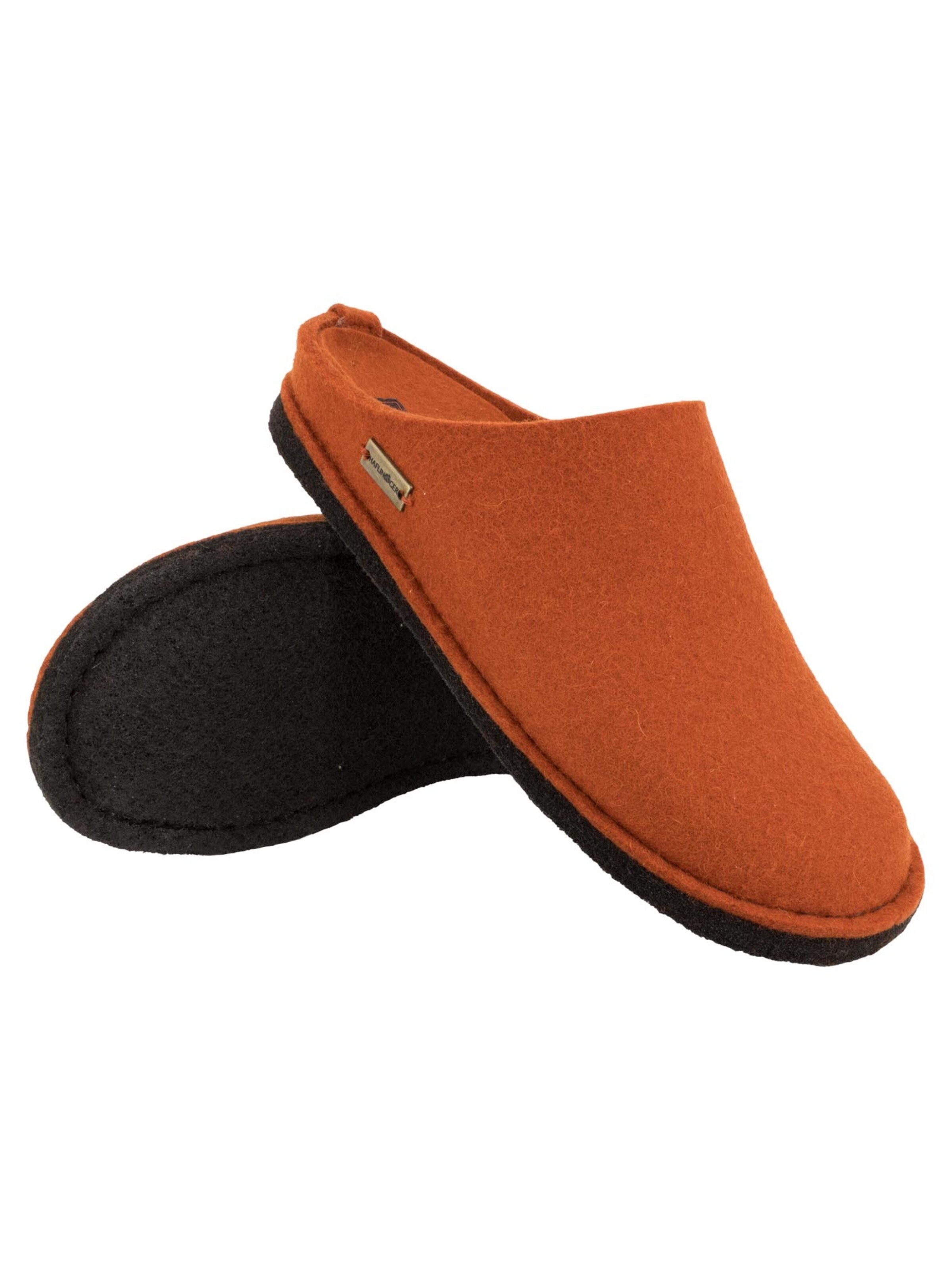 HAFLINGER Slippers 'Flair Soft' in Orange