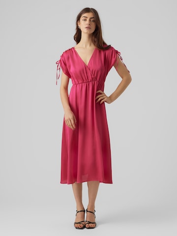 Robe 'Heart Oli' VERO MODA en rose : devant