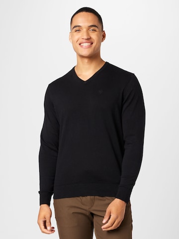 bugatti Sweater in Black: front