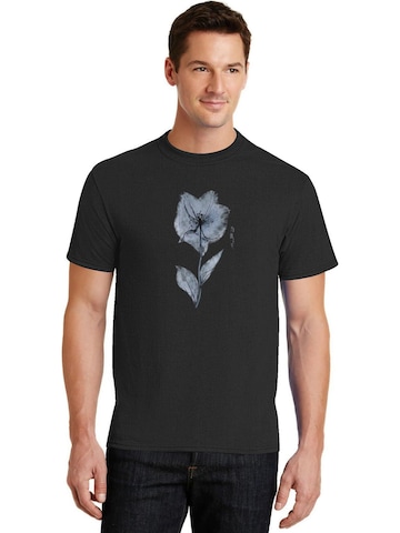 HUSKSWARE Shirt 'Grafik'‌‌‌‌ in Schwarz: Vorderseite
