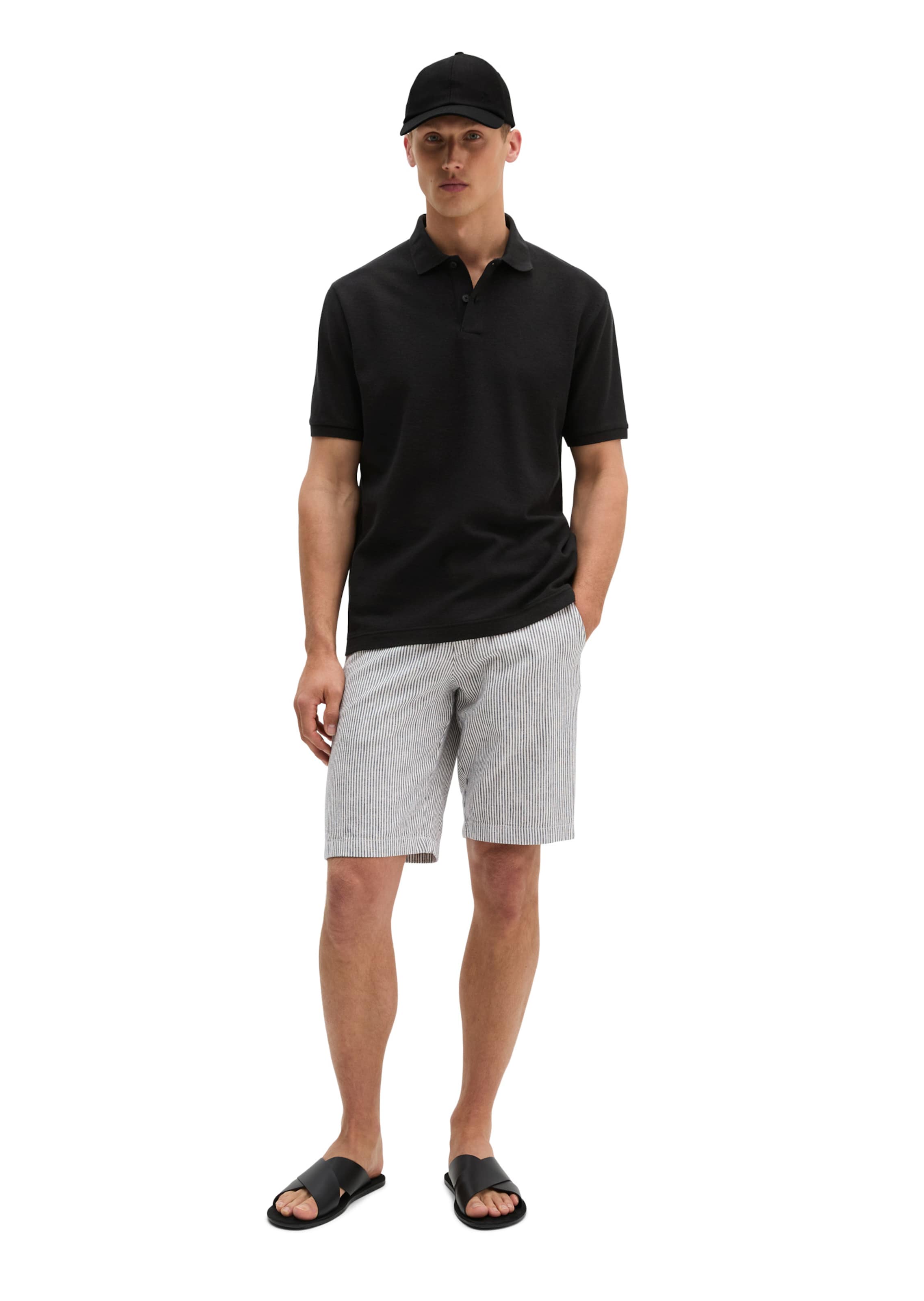 Marc O'Polo Shirt in Schwarz