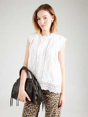 YAS Blouse 'YASMINO' in White: front