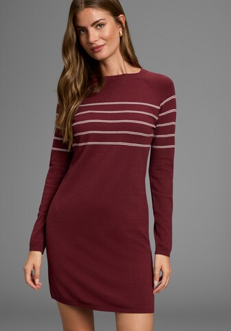 LAURA SCOTT Strickkleid in Rot: Vorderseite