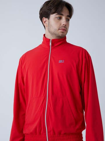 SPORTKIND Athletic Jacket 'Court' in Red: front