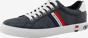 Sneaker bassa di TOM TAILOR in blu: frontale