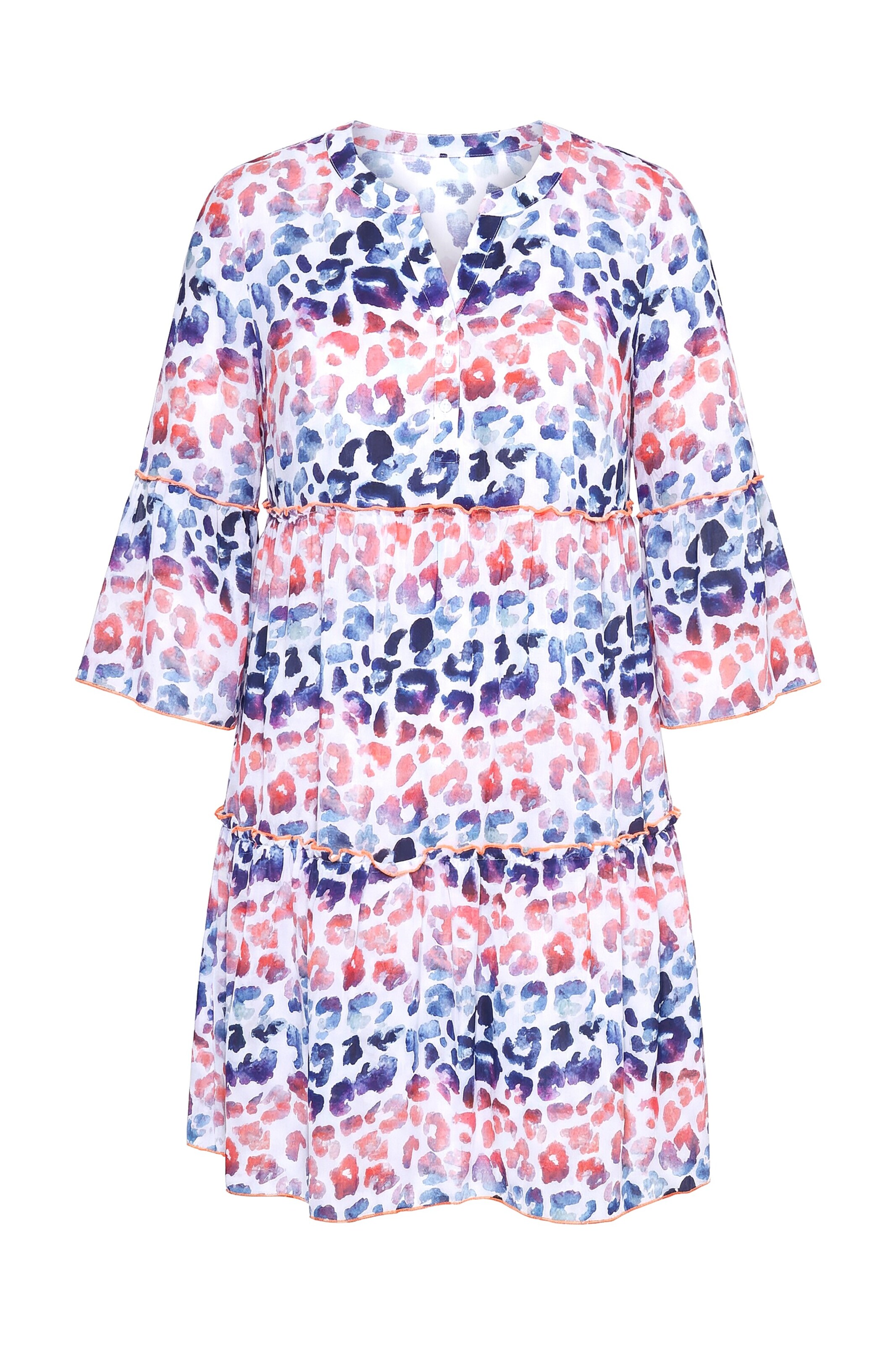 Angel of Style Kleid in cyanblau / himmelblau / rosa / weiß, Produktansicht