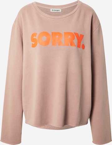 Liv Bergen Sweatshirt 'DORIE' in Pink: predná strana