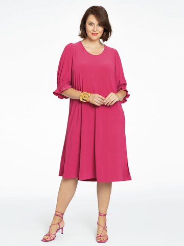 Yoek Dress 'Dolce' in Pink