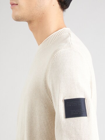 TOM TAILOR Pullover in Beige