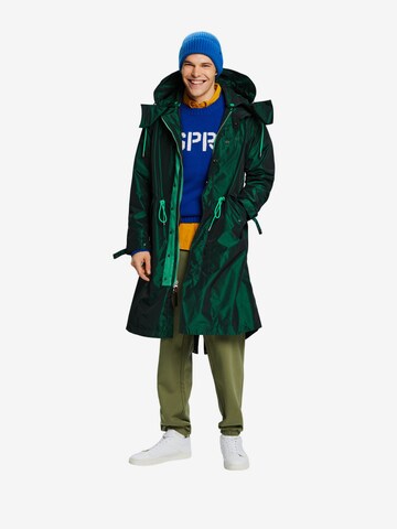 Parka mi-saison ESPRIT en vert