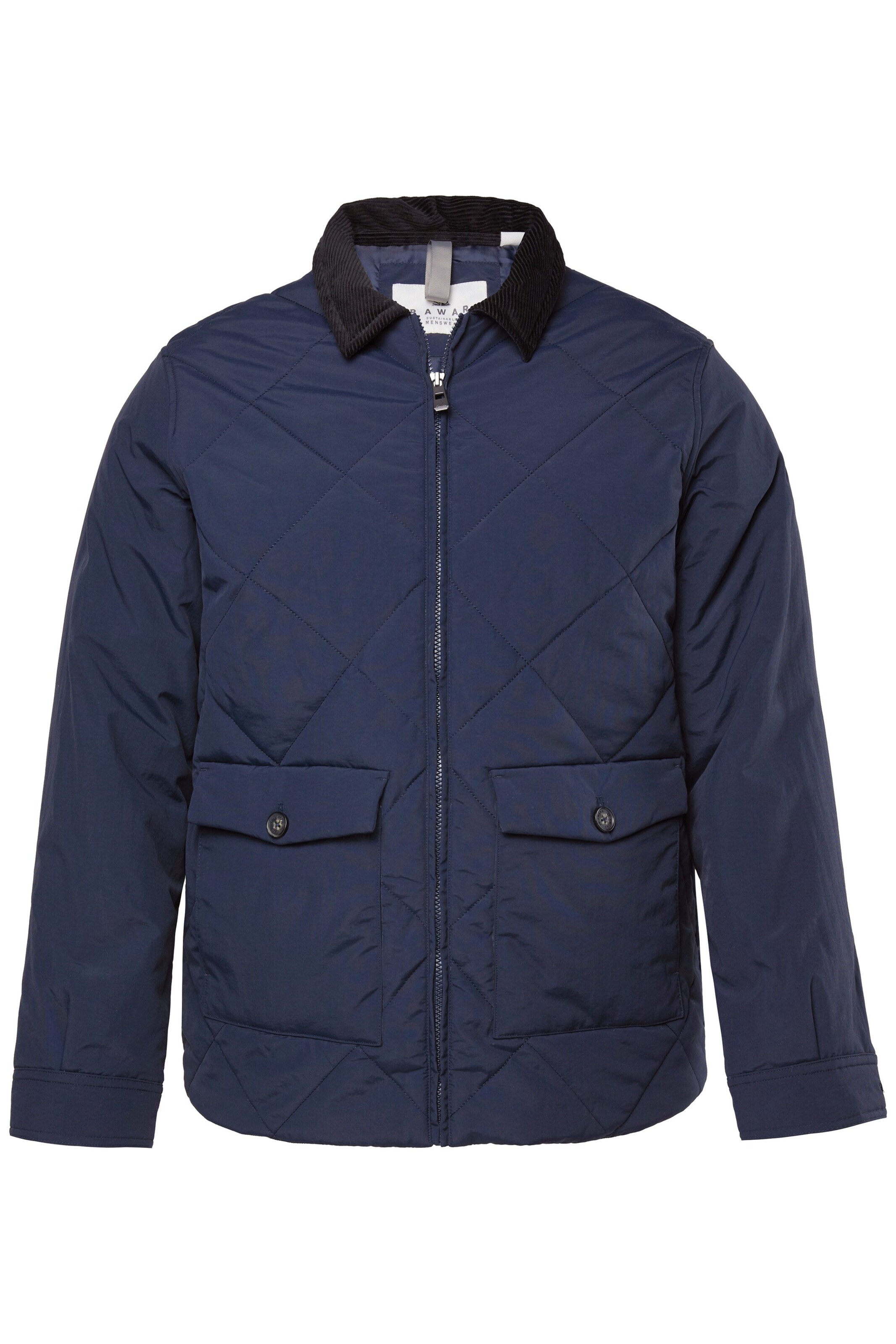 JP1880 Tussenjas in Blauw: voorkant