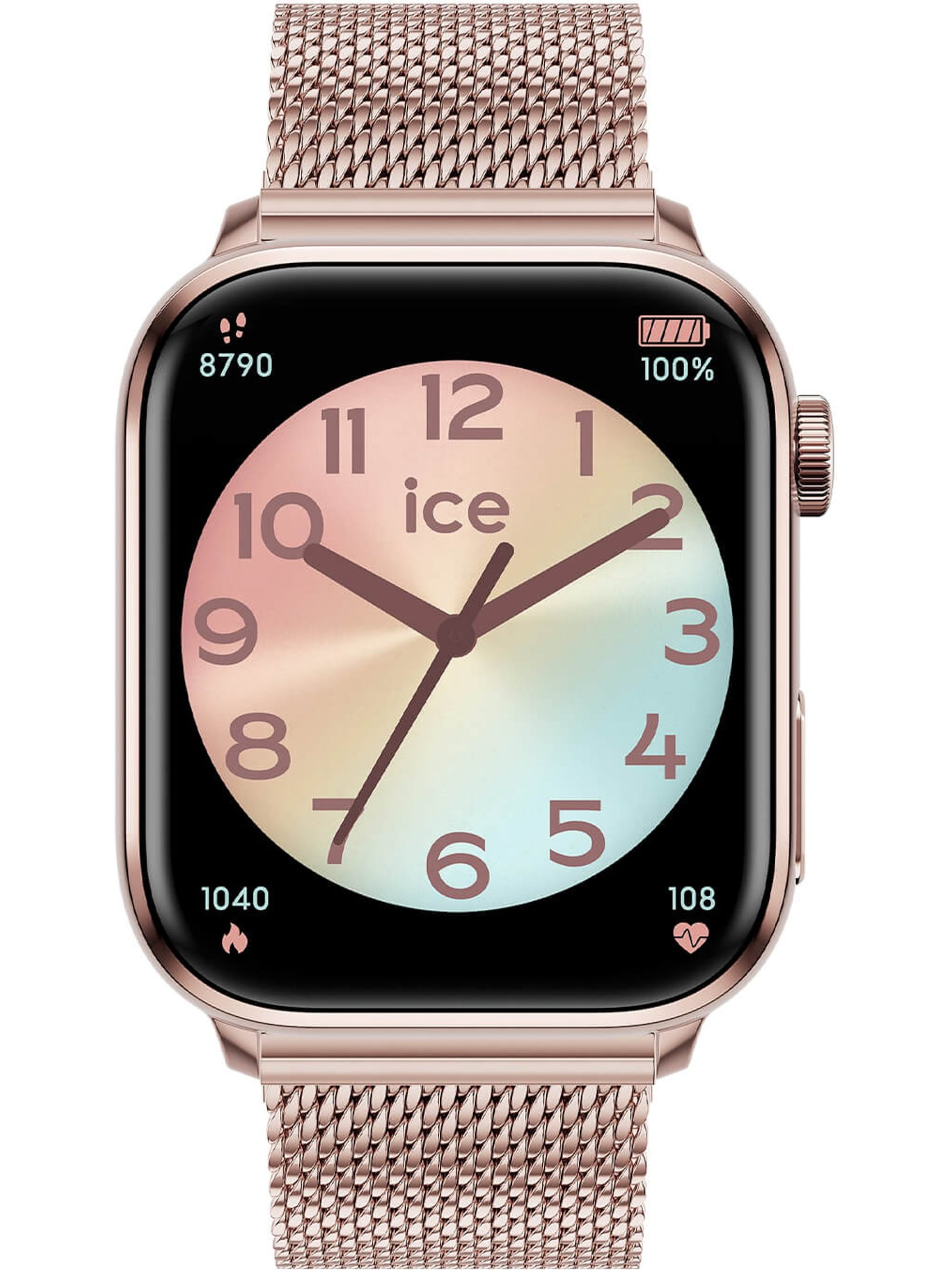 ICE WATCH Uhr in Gold: Vorderseite