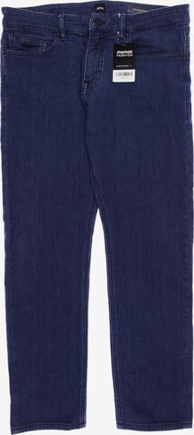 BOSS Black Jeans in 34 in Blue: front