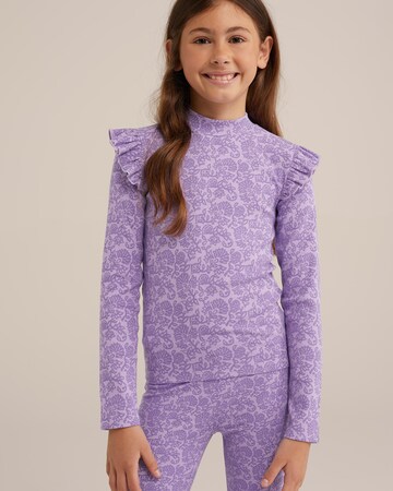 WE Fashion Tričko – fialová