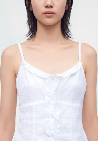 HOLLISTER Blúz 'MAY1' - fehér