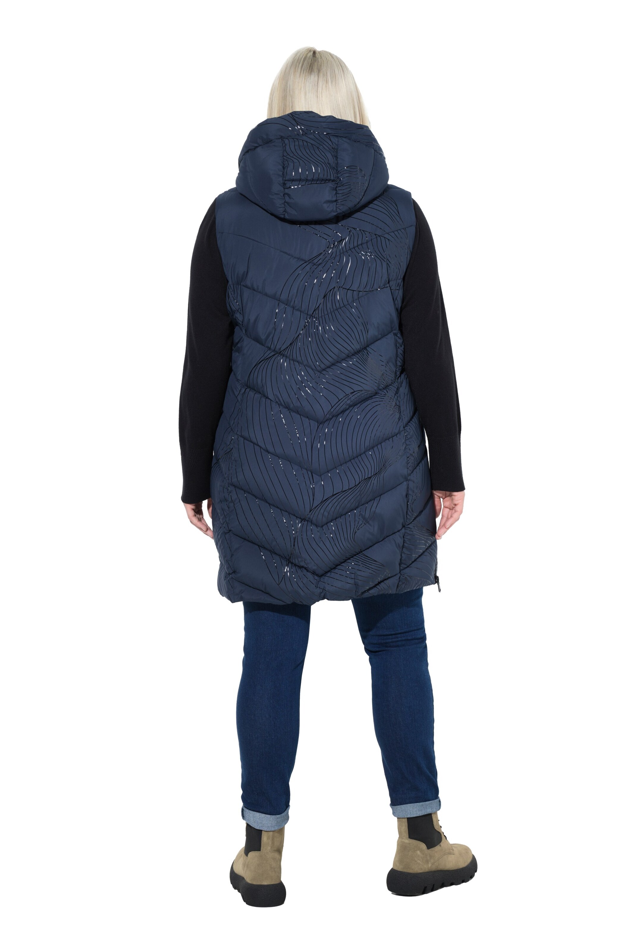 Ulla Popken Vest in Blue