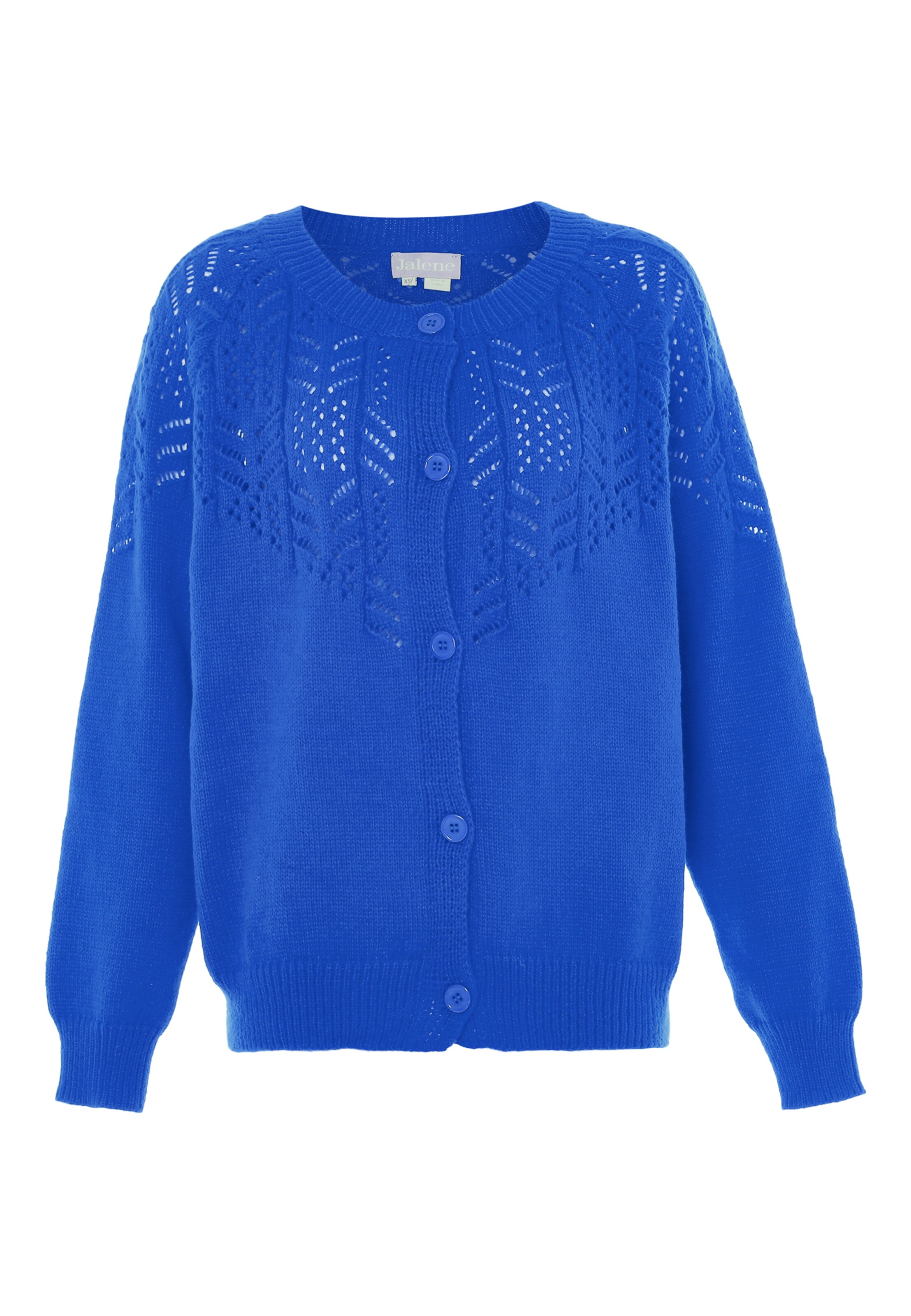 Jalene Strickjacke in Blau: Vorderseite