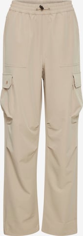 North Bend Loose fit Cargo Pants 'nbruva' in Beige: front