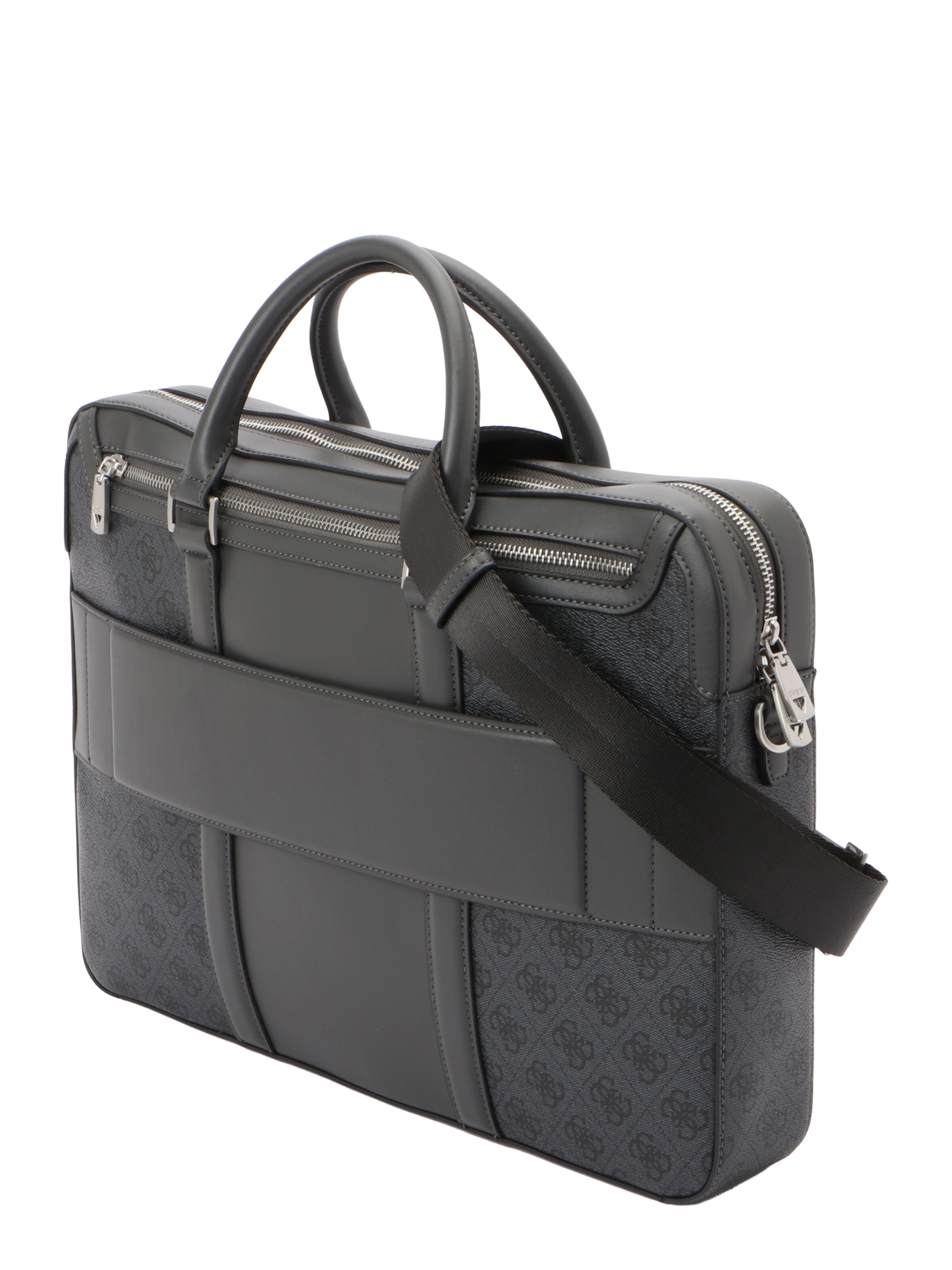 GUESS Torba na laptopa 'MILANO' w kolorze czarny