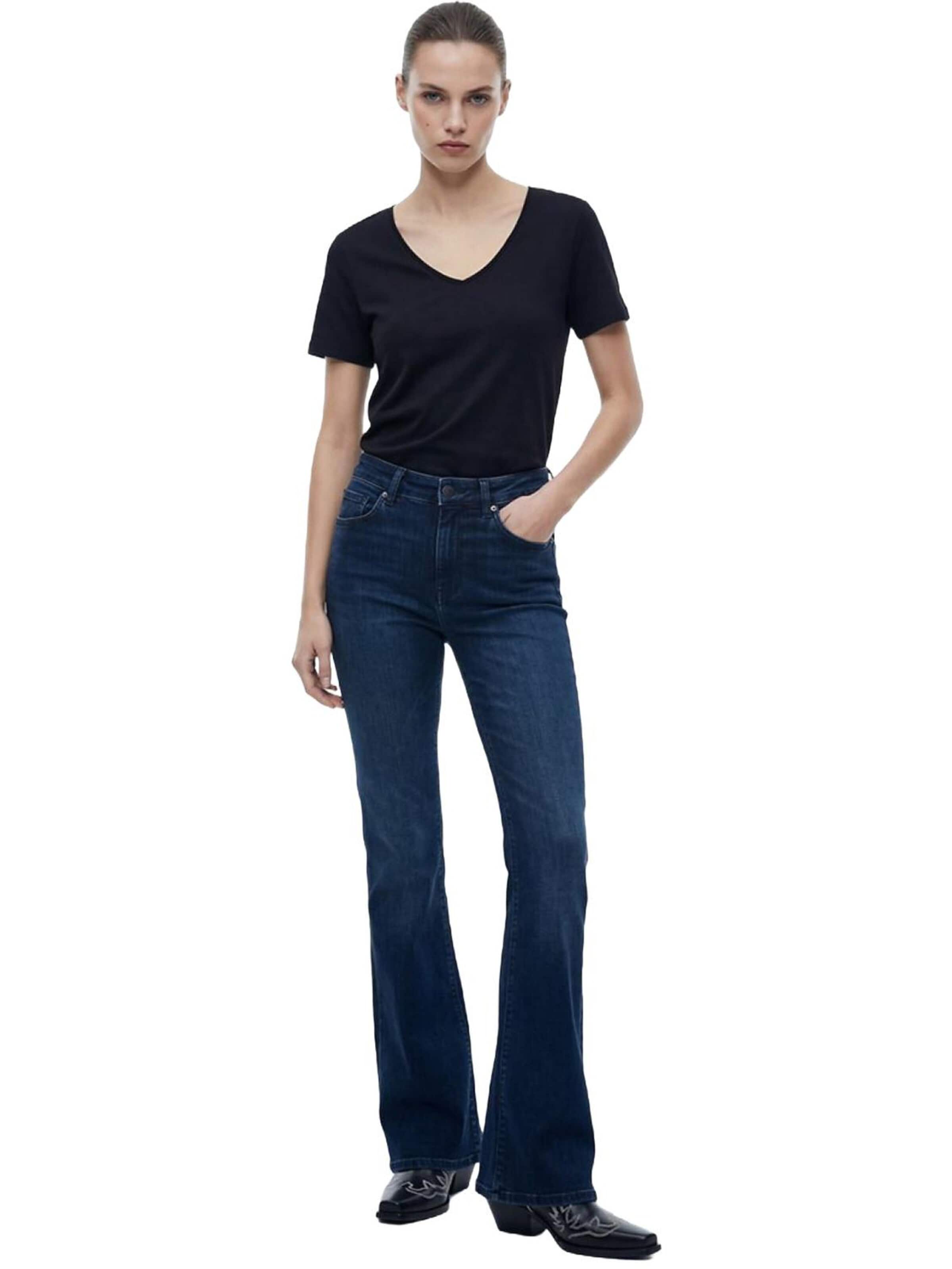 Maglietta di LTB Jeans in nero: frontale