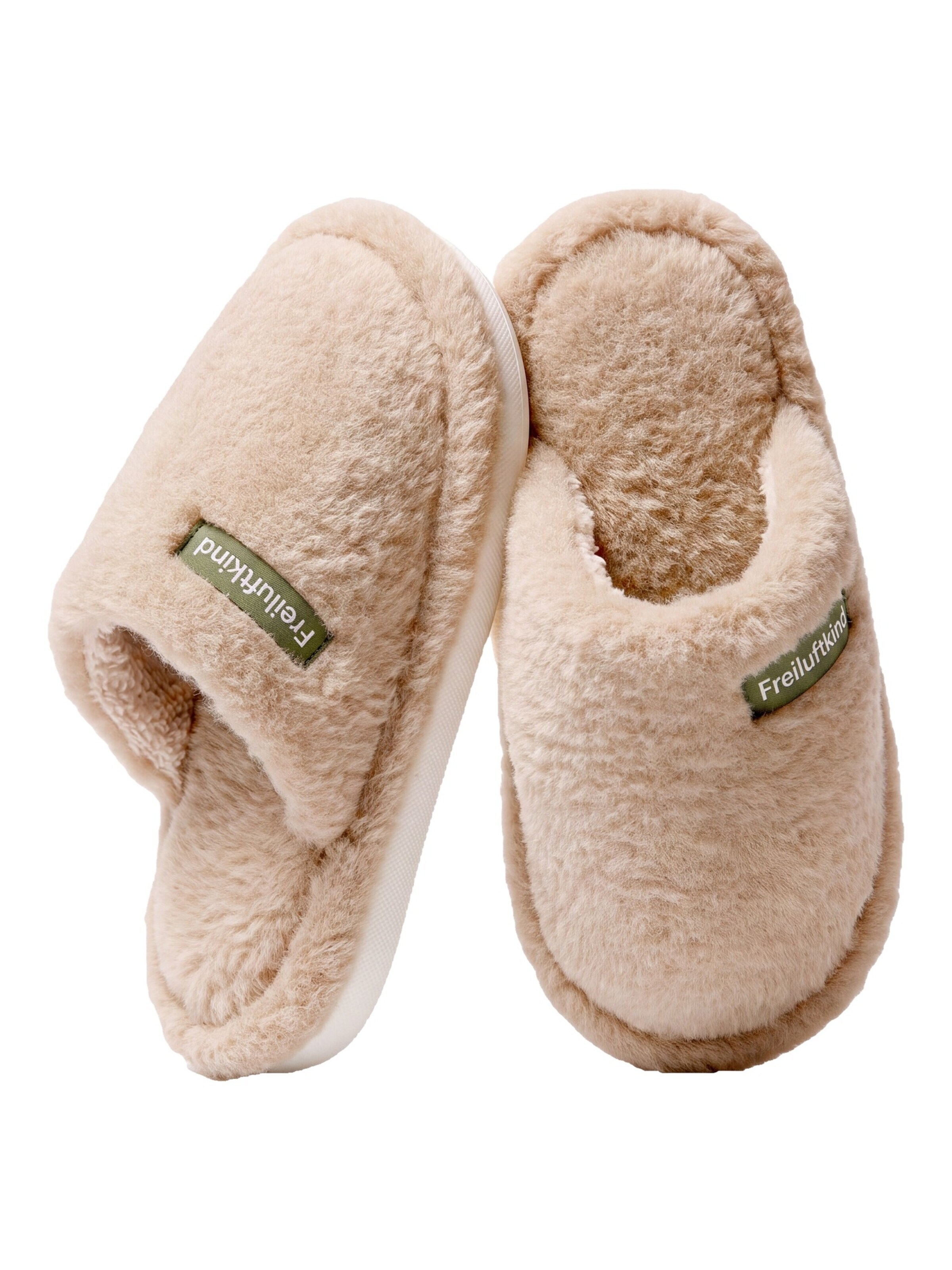 Freiluftkind Slippers 'Homie' in Beige: front
