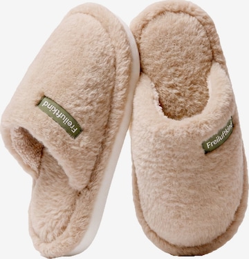 Freiluftkind Slippers 'Homie' in Beige: front