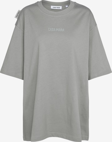 Casa Mara Oversized bluse 'REPRESENT' i grå: forside