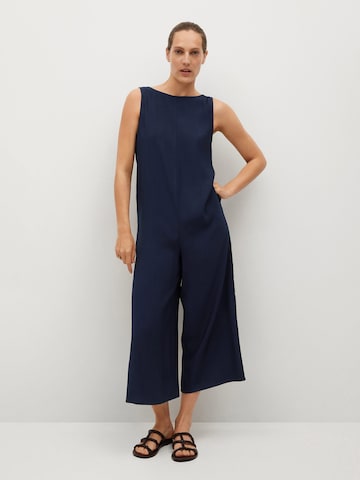 MANGO Jumpsuit 'Bye' in Blauw: voorkant