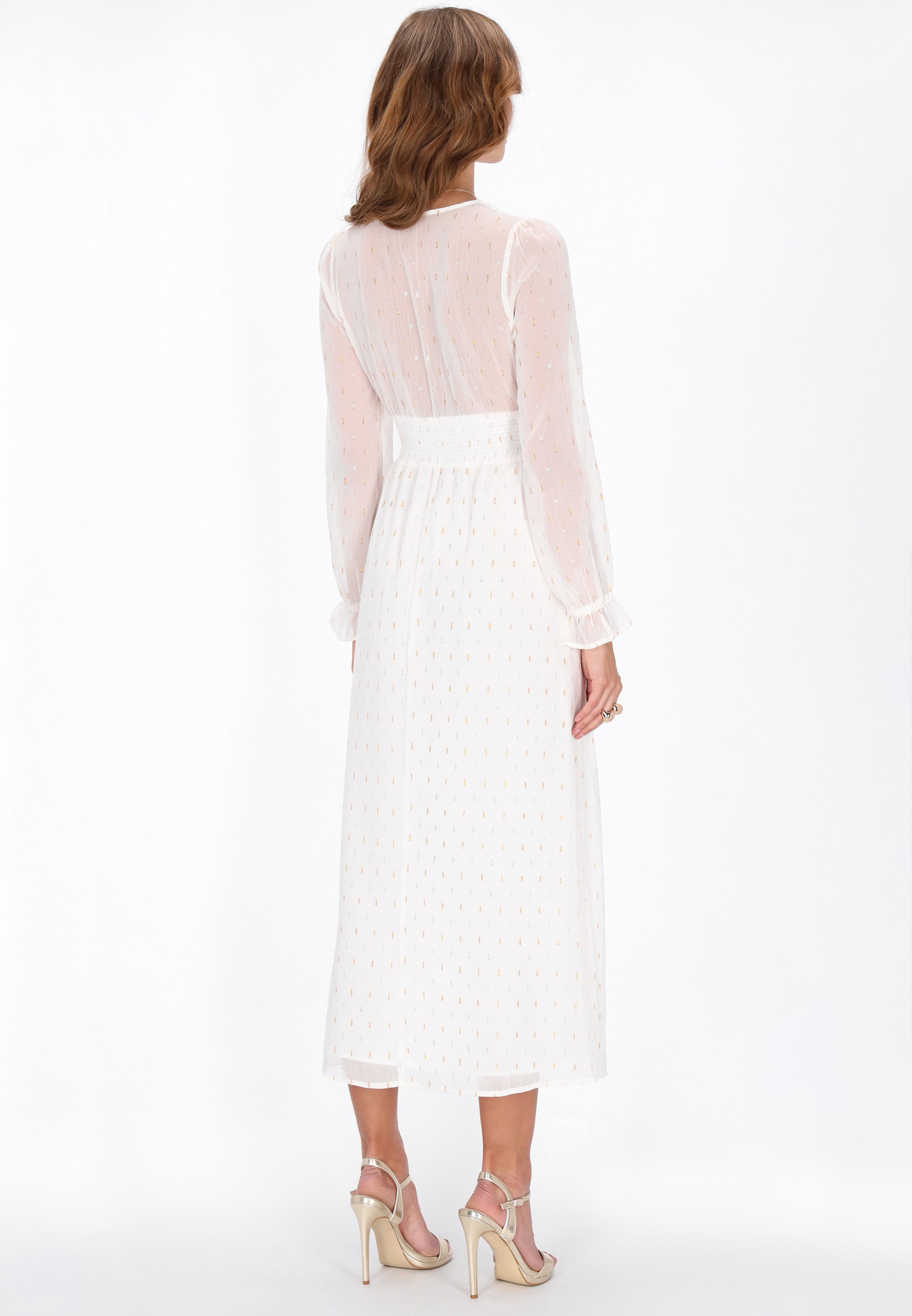 NAEMI Dress in White