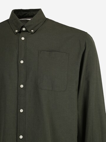 Jack & Jones Plus Regular Fit Skjorte 'Oxford' i grøn