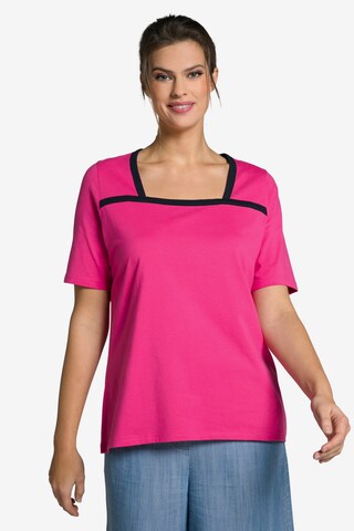 Ulla Popken Shirt in Roze: voorkant